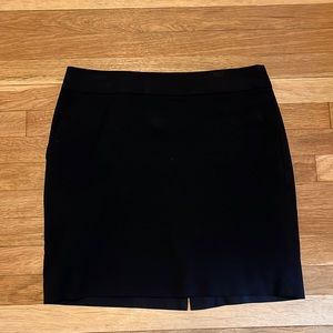 Banana republic petite black pencil skirt